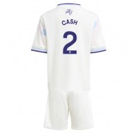 Aston Villa Matty Cash #2 Tredjedraktsett Barn 2025-26 Kortermet (+ Korte bukser)